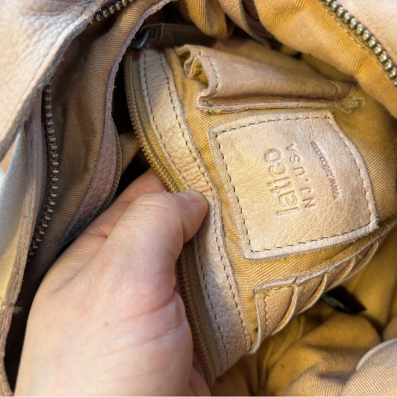 LATICO Bianca Crossbody Leather Bag in Rosa - Picture 7 of 10